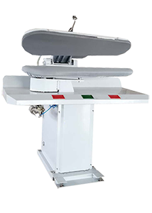 Pneumatic universal dry cleaning press